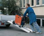 Loading rails LxW 1500x155 mm, aluminium Load capacity 600 kg/pair, ABS