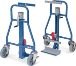 Meubelhefwagen met handmatige spindellier, capaciteit/paar 600 kg briljantblauw, Fetra 6980