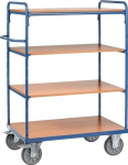 Etagewagen, 4 legborden LxBxH 850x500x1511 mm Fetra 8200