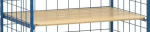 Legplank voor transportwagen 1000 x 700 mm, incl. steunbeugel Fetra E8102ETAW