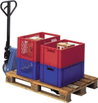 Gabelhubwagen, Promat PUR/PA Gabellänge 1150 mm Tragfähigkeit 2500 kg, Promat