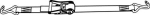Ratchet lashing strap 1000 daN, W x 35 x L 4 m Tractive force = 2.0 tonnes