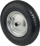 Wiel Rubber loopvlak Rollager Ø 400 mm, naaf 75 mm, gegroefd profiel 2,0 bar, ST-velg Draagvermogen 200 kg