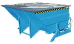 Deckel für Kippbehälter 5000 l BxT 2230x2340 mm verzinkt