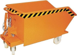 Tipping container 300 l flat LxWxH 1440x680x580 mm yellow orange
