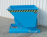 Kiepbak 500 l LxBxH 1420x1010x1070 mm lichtblauw