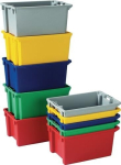 Draaibare stapelbak 34 l L 590xB 380xH 202mm groen