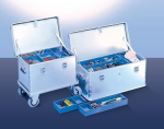 Eurobox gereedschapskoffer 60 l IM 550x350x310 mm Gepantserde beugel voor beugelslot, Zarges