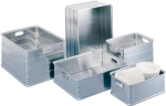 Transport box aluminium 117 l IM 720x540x300 mm beading and corner beading Zarges K270