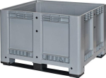 Container met groot volume 610 l LxBxH 1200x1000x780 mm 2 dwarsbalken aan de lange kant, voedselveilig