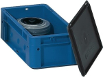 Support cover black LxW 600x400 mm, PP PU = 4 pieces