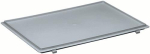 Hinged lid Polypropylene LxW 400x300 mm grey for transport stacking box
