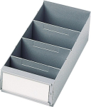 Etiketten für Regal-Lagerboxen weiß, B 160 mm VE = 25 Stück