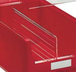 Longitudinal divider suitable for MK 3 Z, crystal clear PU = 10 pieces, Promat 453858