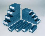 Regalkasten blau L 600xB 234xH 140 mm VE = 6 Stück