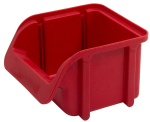 Kijkdoos PP-kwaliteit polypropyleen Maat 1 rood, BxDxH 100x115/85x75 mm Hünersdorff