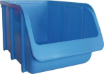 Open fronted storage box PP, stackable Size 3 blue, WxDxH 146x242/203x127 mm Hünersdorff