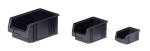 Opbergdoos met open voorkant zwart LxBxH 230/205x150x125 mm Geleidend