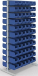 Ständerregal doppelseitig H201 132xMK4 blau