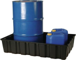 Drip tray 220 l LxWxH 1220x820x270 mm Polyethylene without grating