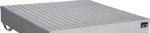 Gitterrost für Auffangwanne 200 l BxTxH 1200x1200x285 mm Edelstahl, Trgf. 1000 kg/m²