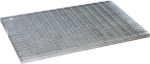 Grid floor for gas bottle container WxD 1000x600 mm Galvanised, for small binder racks