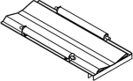 Fassauflage verzinkt mit Rolle L340xB610mm für 1 Fass 50-200 l