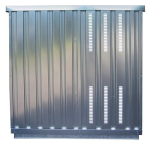 Ventilatiekieuwen L530xB620mm w.grote openingsdoorsnede
