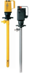 Drum pump set for caustic solutions Immersion depth 1000 mm electric polypropylene