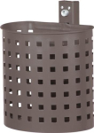 Abfallbehälter 20 l HxØ 340x325/230mm anthr.eisengl., DB 703 gelocht