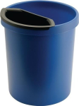 Afvalinzetstuk 6 liter, zwart plastic geschikt voor prullenmand 30 l, Helit