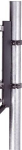 Gegalvaniseerde buispaal HxD 1500x60 mm voor afvalbakken 20/35/50 liter