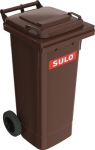 Müllgroßbehälter 80 l braun aus Niederdruck-PE
