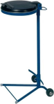 Afvalbak voor 120 liter, mobiel H 980x B 460xD 500 mm 2 rollen, gentiaanblauw