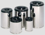 Abfallbehälter selbstlöschend 80 l, Ø 465 x H 560 mm Edelstahl
