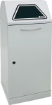 Wertstoffsammler 120 l H1100xB450xT450 mm, Stahlblech verzinkt Einsatz, ohneTrethebel