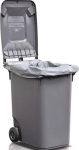 Plastic zak geschikt naar de grote afvalcontainer 120l PU = 100 stuks
