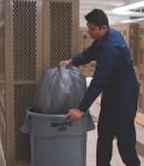 Multi-purpose bin Height 690 mm, Ø 560 mm Capacity 121 litres, blue