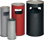Combi ashtray round H 660x Ø 230 mm anthracite