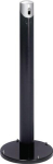 Ascher Standsäule H 1005xØ 365 mm anthrazit/Kopfteil silber