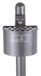 Halbrundascher 2 l D200xH150mm anthrazit-eisenglimmer DB 703