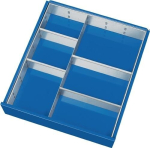 Drawer dividers 1 partition wall and 4 plug-in walls Front height 60-90 mm, Promat 425551