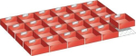 Ladeverdelers 918x612x50 mm, 24-delig Vakken invoegen
