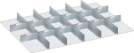 Ladeverdelers 918x612x50 mm, 17-delig Scheidingsplaten/spleetwanden