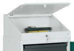 Bevestiging voor schrijftafel 272/91x500x500 mm lichtgrijs