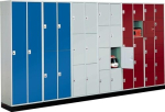 Vakkenkast 4 x 3 vakken HxBxD 1950x1220x500 mm, met sokkel geef kleur aan