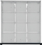 Drawer partitioning material for front height 85-150mm 1/3 pitch Subjects