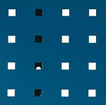 Lochplatte BxL 457x991 mm enzianblau