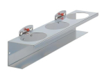 Dosenhalter 3-fach, B 300 mm Ø 70 mm für Lochplatten