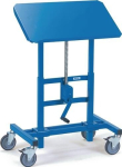 Material stand, adjustable H 655-1025 mm Loading area 750x450 mm brilliant blue, Fetra 3285